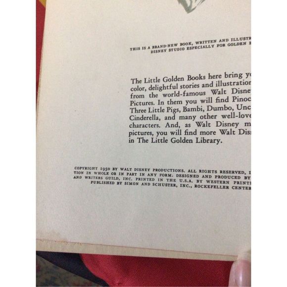 1950 Walt Disney’s “Santa’s Toyshop” Hardback Children’s Book A Little Golden Bo - Picture 5 of 10